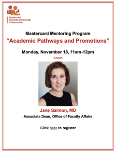 Mastercard Mentoring Program - "Academic Pathways and Promotions"