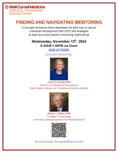 Finding and Navigating Mentoring